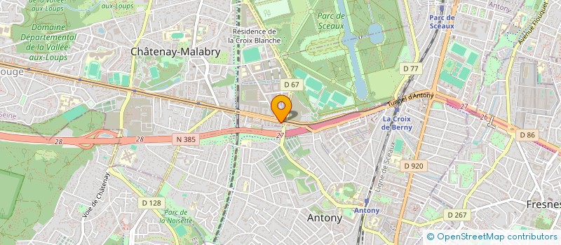 localisation de l'entreprise JULLIEN & VAYLET  CHATENAY-MALABRY