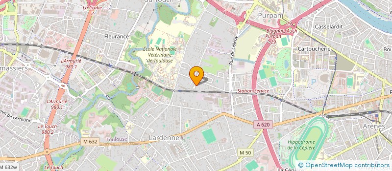 localisation de l'entreprise JULLKA DESIGN à TOULOUSE