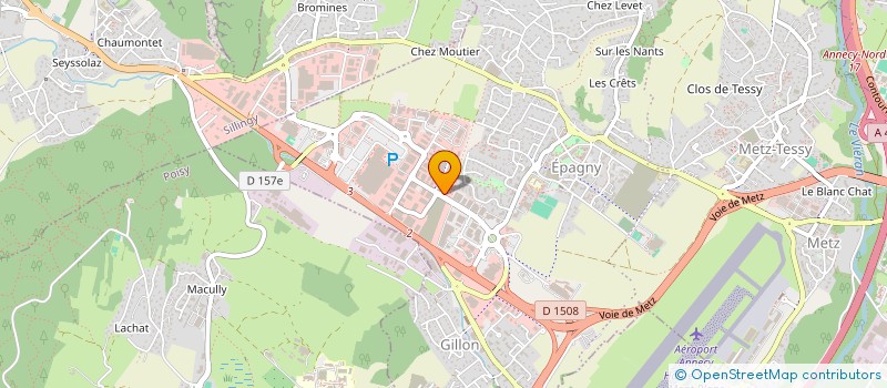 localisation de l'entreprise JULLORI à EPAGNY METZ-TESSY