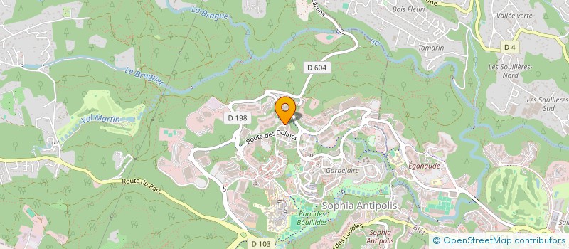 localisation de l'entreprise JULLY-SUR-SARCE PV  VALBONNE