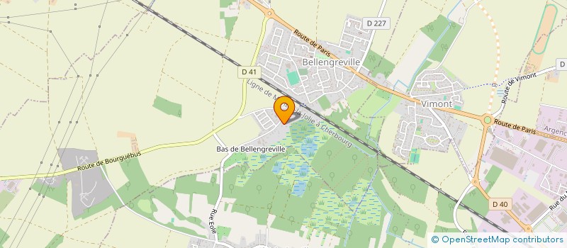 localisation de l'entreprise JULMAN  BELLENGREVILLE