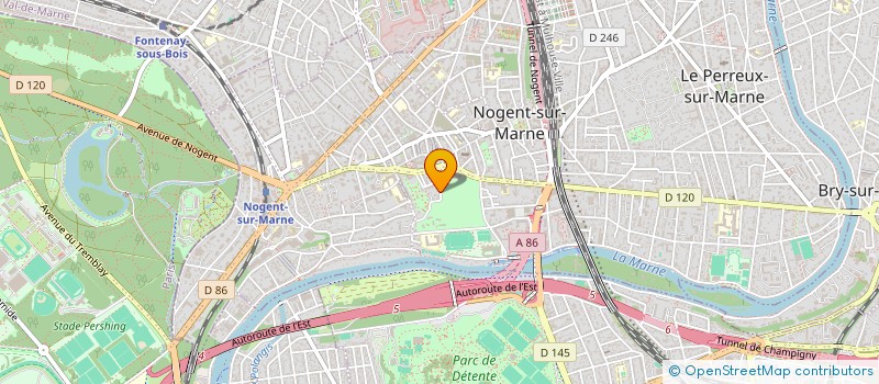localisation de l'entreprise JULMEG à NOGENT-SUR-MARNE