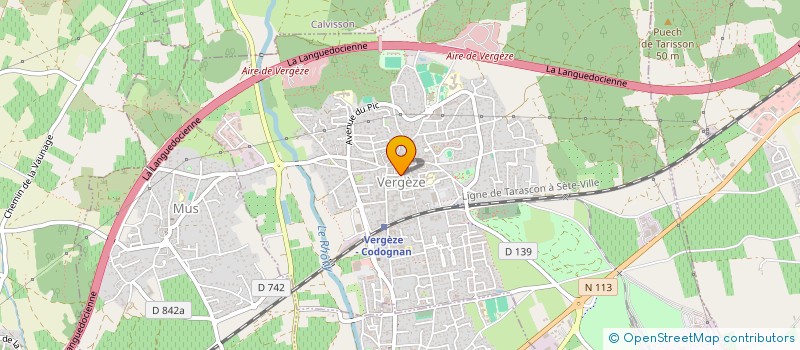 localisation de l'entreprise JULNA IMMOBILIER  VERGEZE