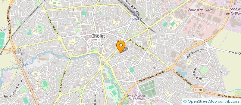 localisation de l'entreprise JULO  CHOLET