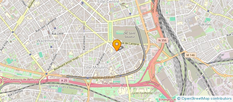 localisation de l'entreprise JULOCA à LILLE