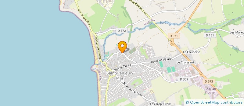 localisation de l'entreprise JULODIEPHANIE  SAINT-PAIR-SUR-MER