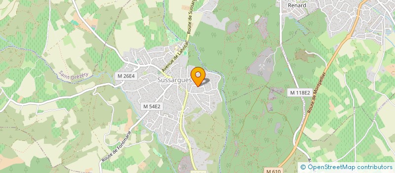 localisation de l'entreprise JULOIRE  SUSSARGUES