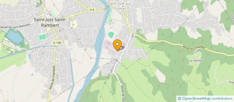 localisation de l'entreprise JULOJO  SAINT-JUST-SAINT-RAMBERT