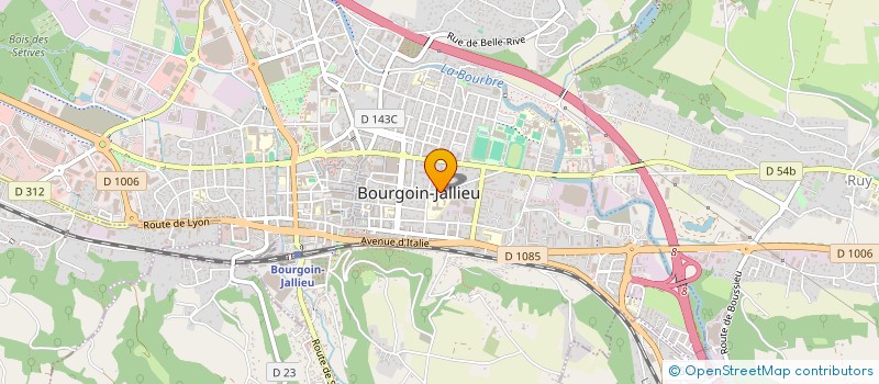 localisation de l'entreprise JULOKINE à BOURGOIN-JALLIEU