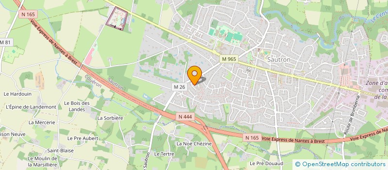 localisation de l'entreprise JULOLI à SAUTRON