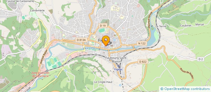 localisation de l'entreprise JULOLYLAN  FIGEAC