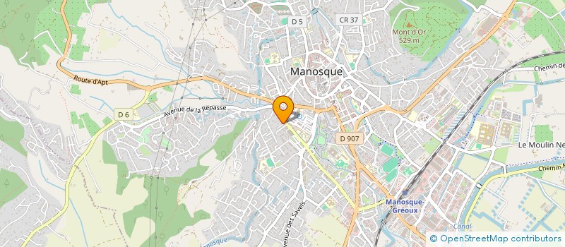 localisation de l'entreprise JULOMA NATATION à MANOSQUE