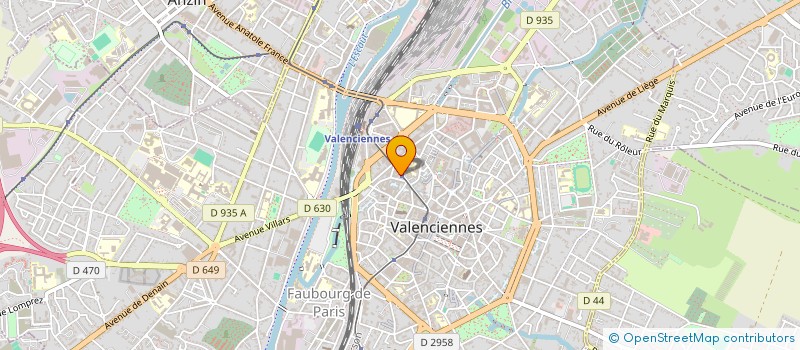 localisation de l'entreprise JULORO à VALENCIENNES