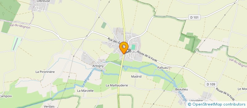 localisation de l'entreprise JULOU  SAINT-HILAIRE-LA-PALUD