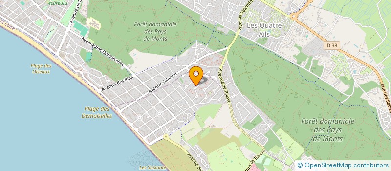 localisation de l'entreprise JULOU à SAINT-HILAIRE-DE-RIEZ