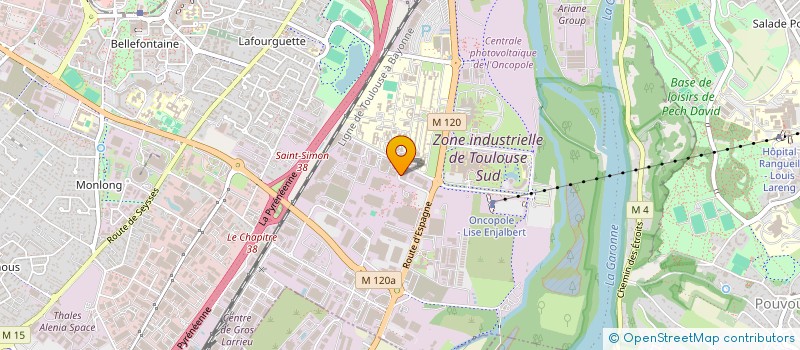 localisation de l'entreprise JULOU à TOULOUSE