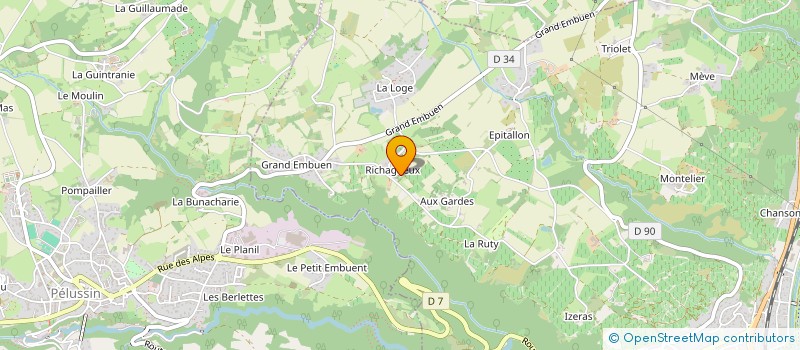 localisation de l'entreprise JULOU DE RICHAGNEUX  CHAVANAY