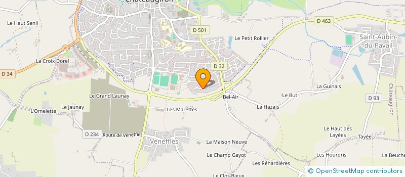 localisation de l'entreprise JULOUCAM  CHATEAUGIRON