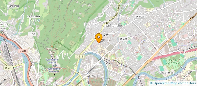 localisation de l'entreprise JULOURO  LA TRONCHE