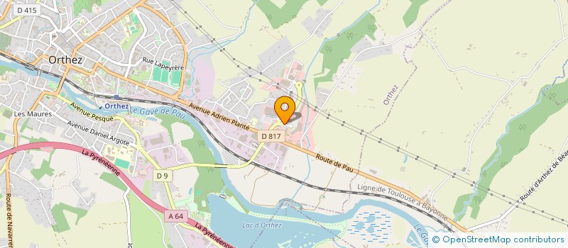 localisation de l'entreprise JULOVIA  ORTHEZ