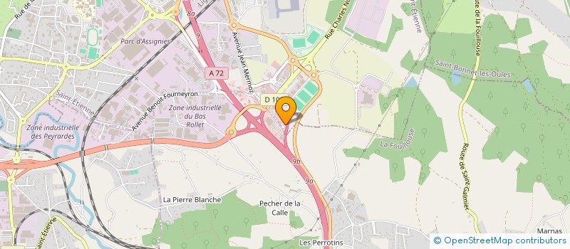 localisation de l'entreprise JULOYANE  LA FOUILLOUSE