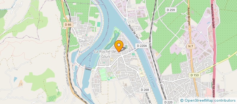 localisation de l'entreprise JULSA  LA ROCHE-DE-GLUN