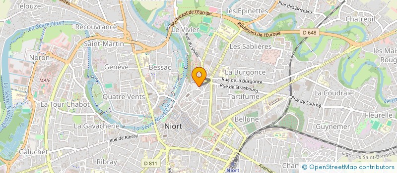 localisation de l'entreprise JULSTE  NIORT