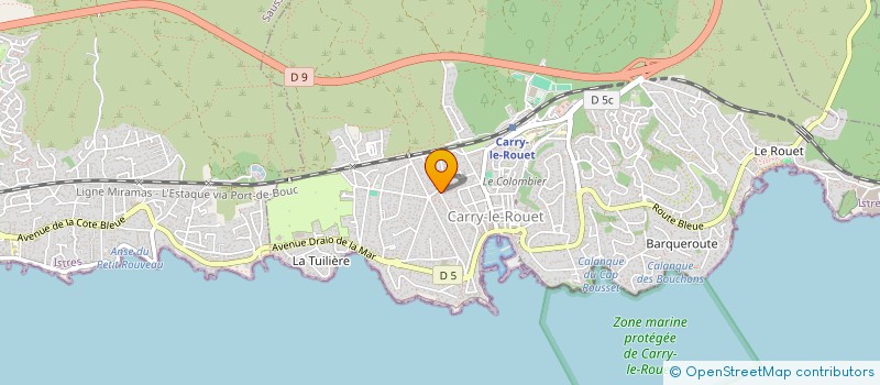 localisation de l'entreprise JULSY  CARRY-LE-ROUET