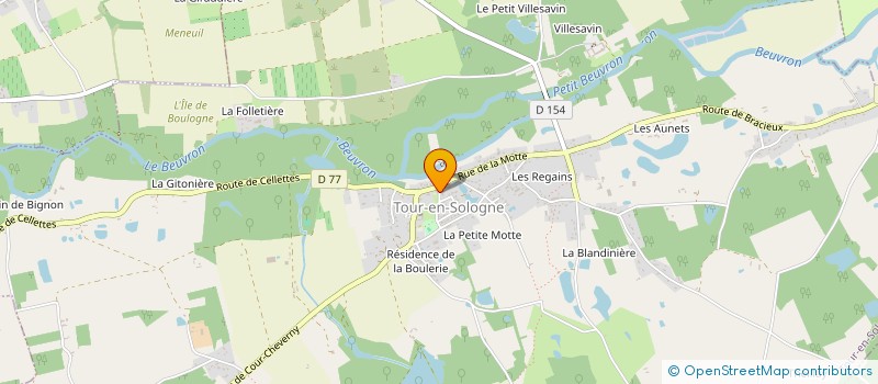 localisation de l'entreprise JULTHE  TOUR-EN-SOLOGNE