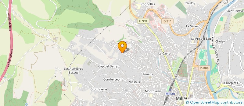 localisation de l'entreprise JULTOFORMATION  MILLAU