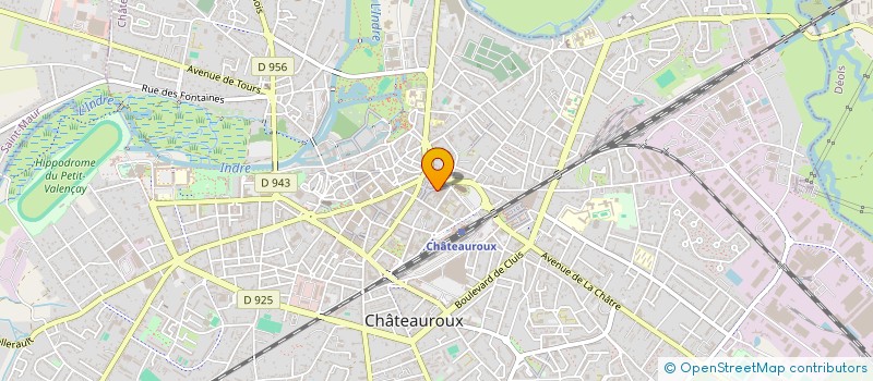 localisation de l'entreprise JULUDY à CHATEAUROUX