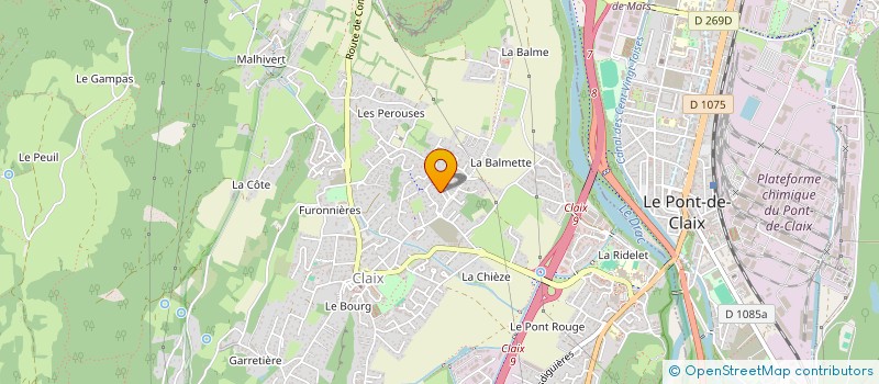 localisation de l'entreprise JULUNAY  CLAIX