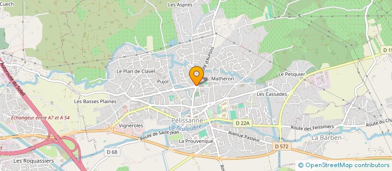 localisation de l'entreprise JULY  PELISSANNE