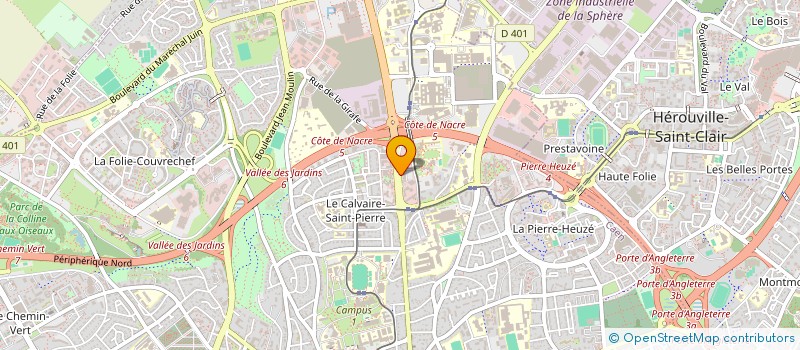 localisation de l'entreprise JULY à CAEN