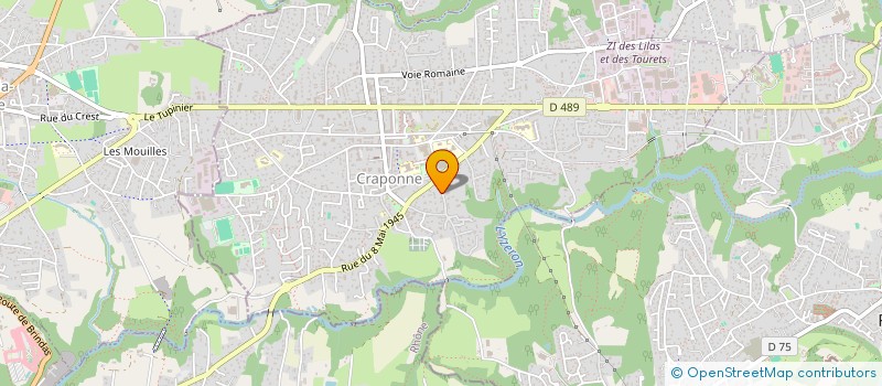 localisation de l'entreprise JULY  CRAPONNE