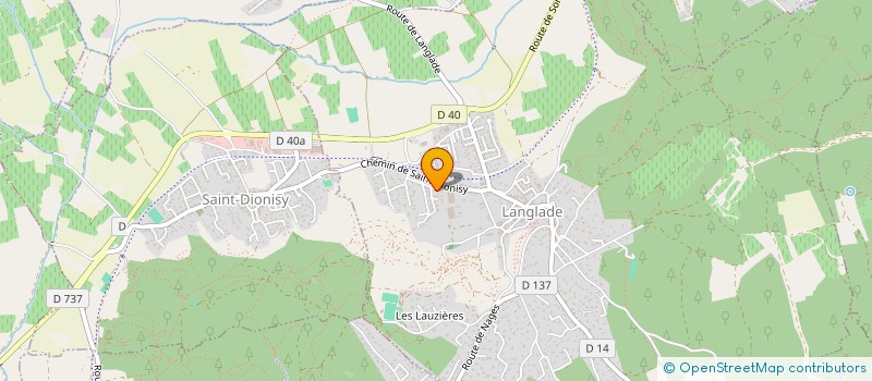 localisation de l'entreprise JULY'S  LANGLADE