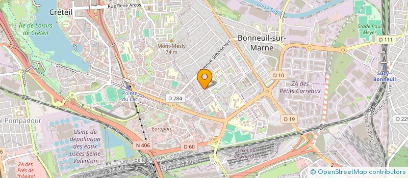 localisation de l'entreprise JULY23 VTC  BONNEUIL-SUR-MARNE