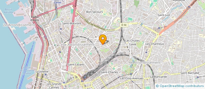 localisation de l'entreprise JULYA à MARSEILLE