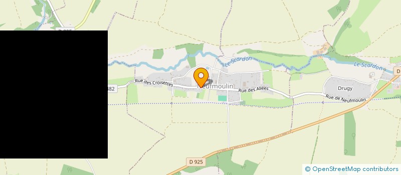 localisation de l'entreprise JULYAD  NEUFMOULIN