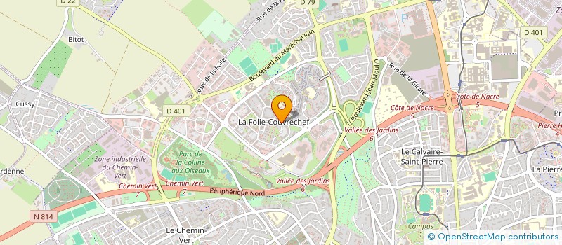 localisation de l'entreprise JULYDIFLONA à CAEN