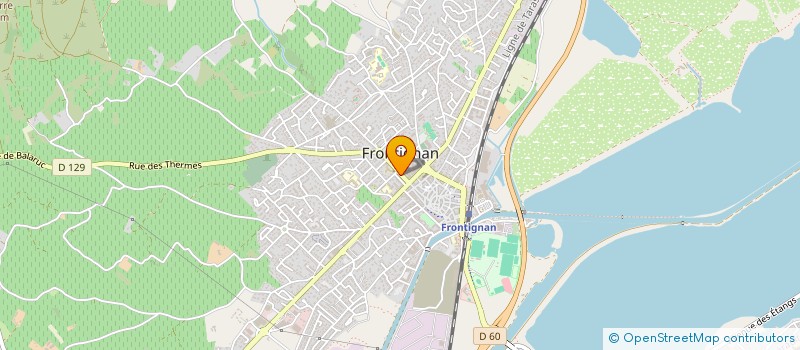 localisation de l'entreprise JULYETTE à FRONTIGNAN