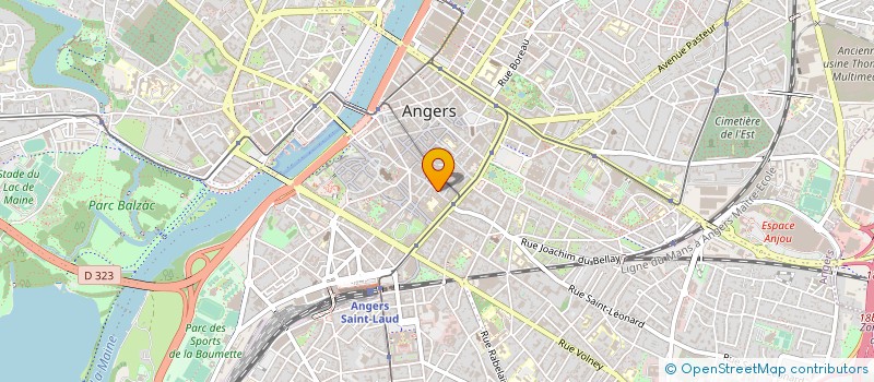 localisation de l'entreprise JULYJEAN à ANGERS