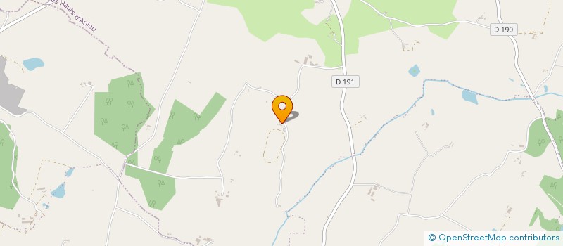 localisation de l'entreprise JULYNA  LES HAUTS-D'ANJOU