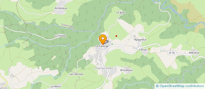 localisation de l'entreprise JULYOP  CHENEREILLES