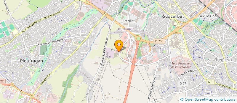 localisation de l'entreprise JULYVA  TREGUEUX