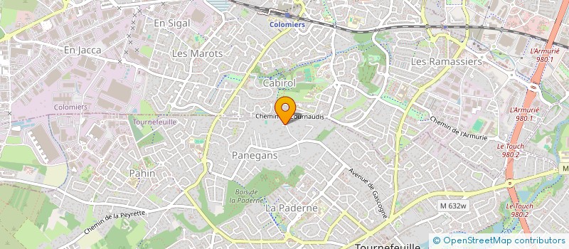 localisation de l'entreprise JUM  TOURNEFEUILLE