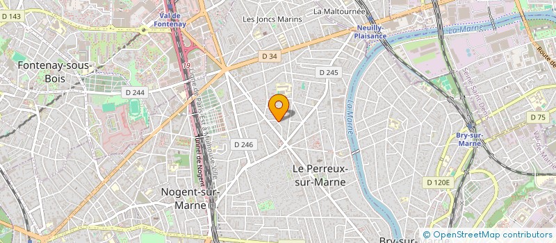 localisation de l'entreprise JUMA  LE PERREUX-SUR-MARNE
