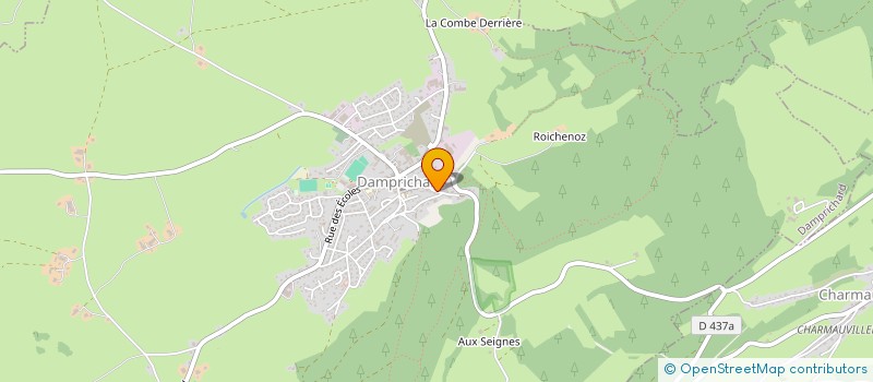 localisation de l'entreprise JUMA  DAMPRICHARD