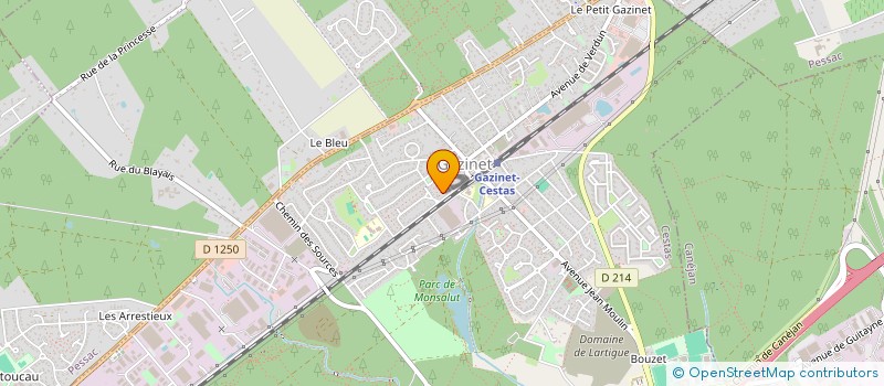 localisation de l'entreprise JUMA à CESTAS