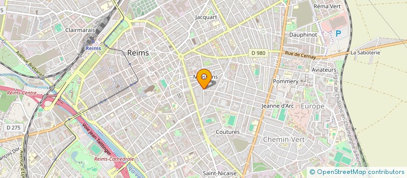 localisation de l'entreprise JUMA  REIMS